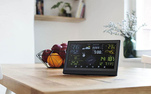 Full Function Weather <strong>Forecast</strong> with Wind Speed and Rain Color LCD Thermo-Hygro Meter <strong>Forecast</strong> Weather <strong>Forecast</strong> - Product Image 4