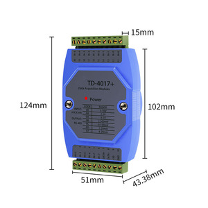 Módulo analógico a RS485 Entrada 4-20MA Modbus 2/4/8 Colector de datos de aislamiento de entrada de voltaje y corriente en stock
