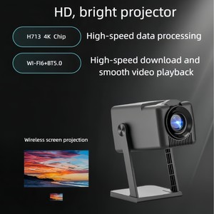 แอลอีดีแอนดรอยด์ K300เอชดีโปรเจ็คเตอร์พกพาขนาดเล็กสีดำและสีขาว4K มัลติฟังก์ชันสำหรับการประชุมที่บ้านโปรเจคเตอร์สมาร์ทบาร์เรลใหม่ - Product Image 2