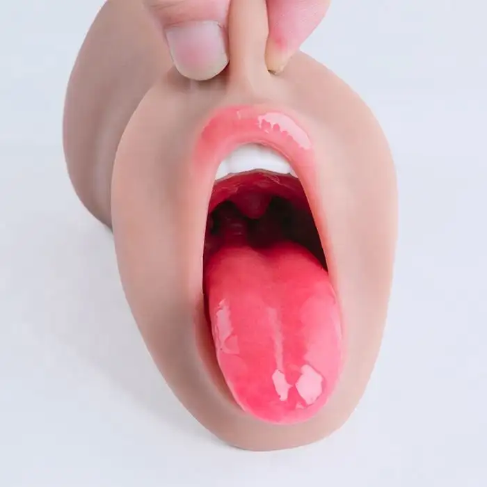 Echte Vagina Masturbation Muschi Mund Schlag Job Mastur bator Adult Oralsex Sexy Spielzeug Für Mann