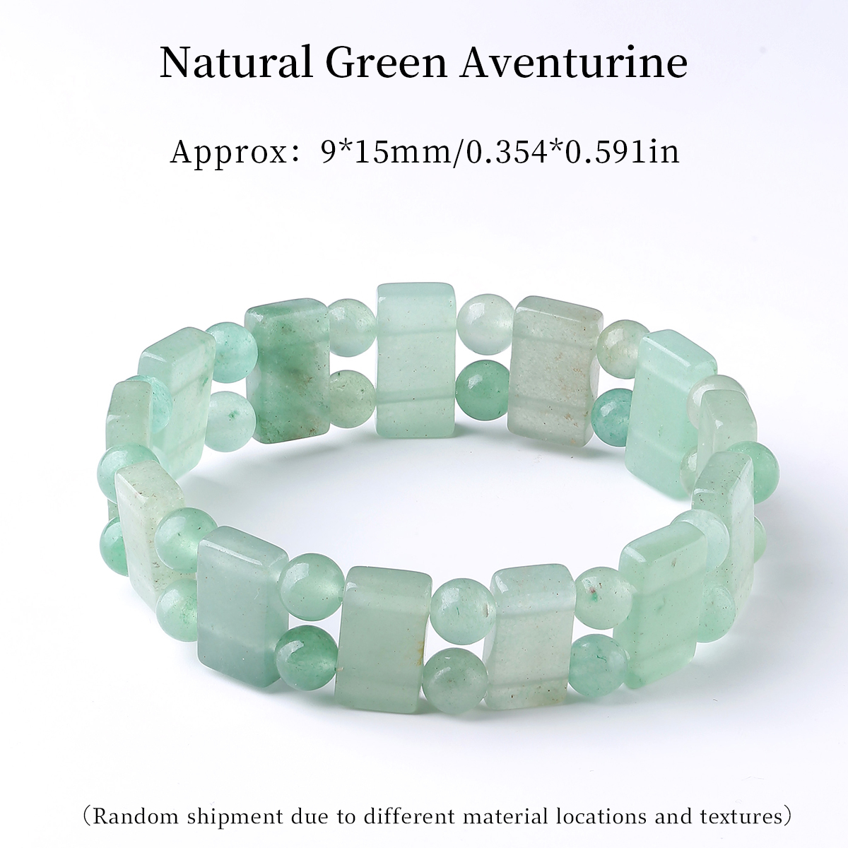 Natural Green Aventurine Bangle