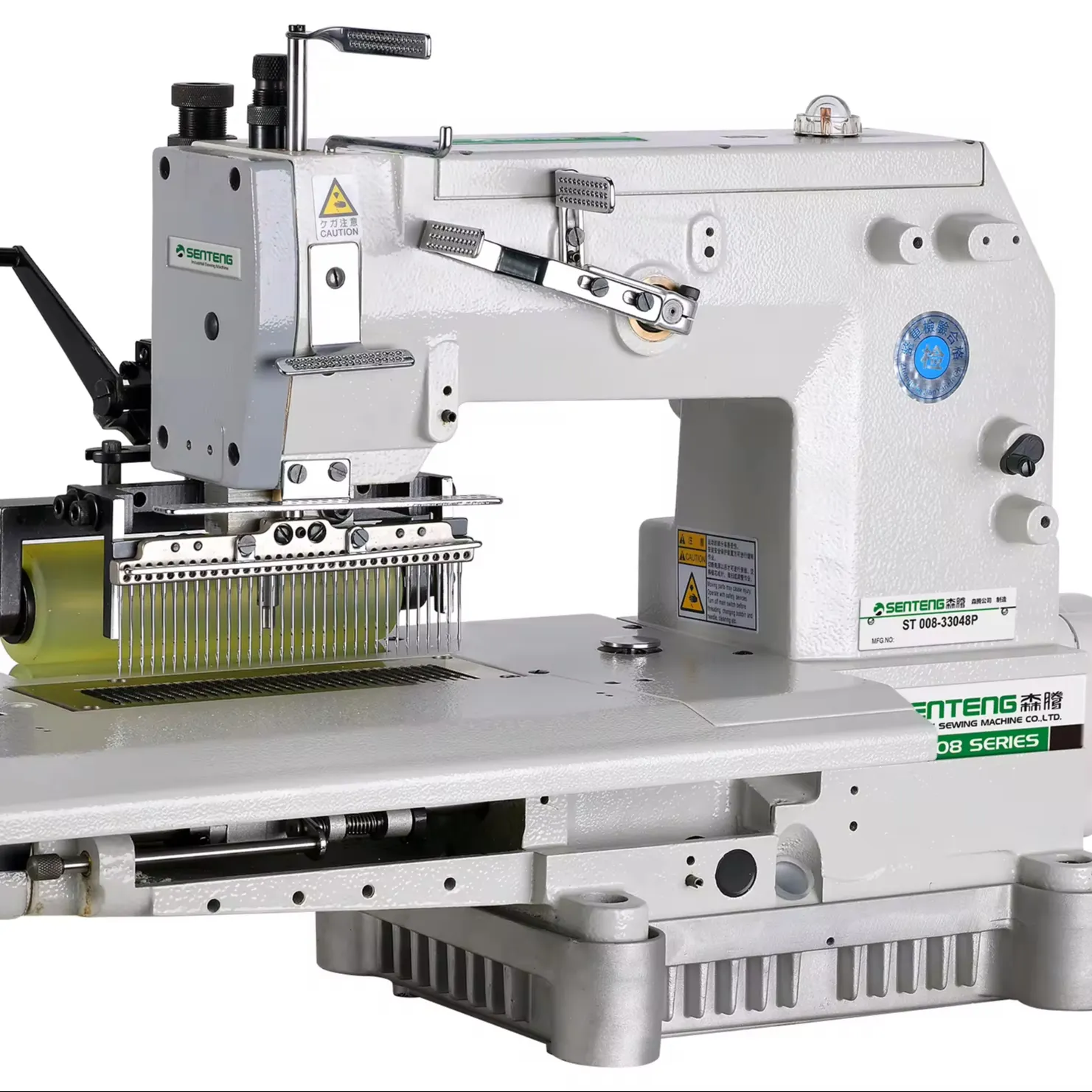 ST-008-25/33P industrielle CE-Zertifizierung Mehrnadel-Nähmaschine Doppelkettenansatzmaschine Schlussverkauf in Europa