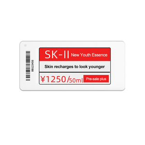 2,66 Zoll Digital Smart Preis schild Fabrik Drahtlose elektronische Regale ti ketten Esl E-Paper Display Elektronisches Etikett für Supermarkt