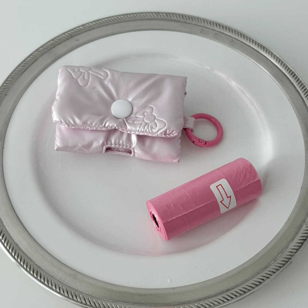 Pink+ 2 rolls of trash bags