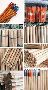 工厂自动圆杆木制扫帚手柄砂光机棒机打鼓 - Product Image 5