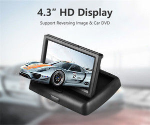 Monitor HD de 4,3 pulgadas para coche, pantalla Visual Universal, pantalla plegable Digital, cámara de visión trasera - Product Image 6