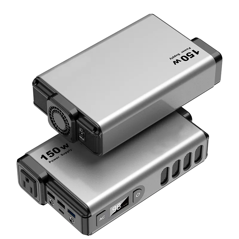 USB C PD 110 W DC 12V 5A 120 W, bank daya laptop portabel stop kontak AC Baterai Notebook stasiun daya 220V 230V 100 V 150 V