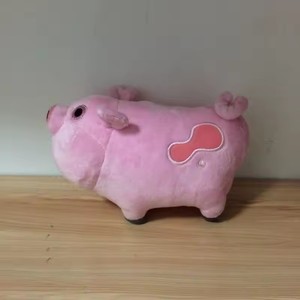 DL6 hoạt hình trọng lực rơi waddles màu hồng lợn Thú nhồi bông đồ chơi sang trọng - Product Image 4