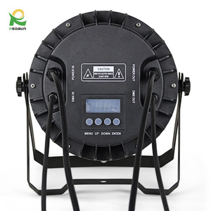 Redsun 18*10W IP65 Waterproof PAR Light Stand 180W RGBW <strong>DMX</strong> <strong>Control</strong> <strong>with</strong> Blue Red Green White Projection Beam for DJ Use - Product Image 2