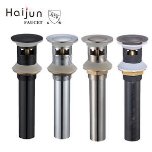 UPC Bacino Del Lavandino Del Bagno di Scarico In Ottone Pop Up Scolapiatti Con Troppopieno Tubo In Acciaio Inox