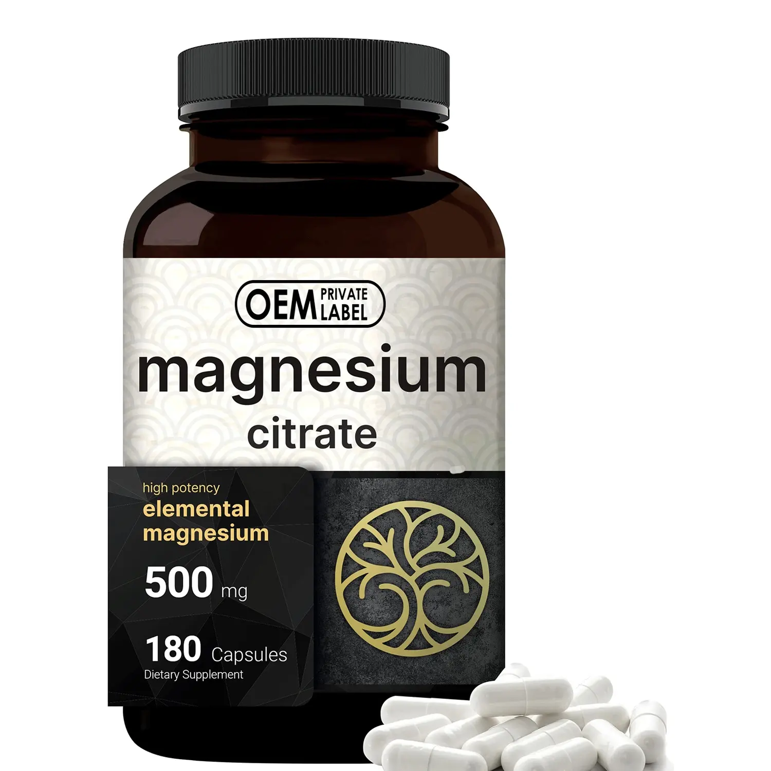 Magnesium Citrate 500mg Capsules Magnesium Extra Strong Healthy Heart Muscles Sleep Supplement Magnesium Glycinate Capsule Pills