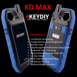KEYDIY KD-MAX Car Key <strong>Programmer</strong> Auto Remote Generator / Chip Reader / Frequency Tester Mutil-functional Smart Device KD MAX
