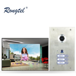 7&quot; Wifi Monitor and Fingerprint Unlocking Panel with Wide View Angle 170 for 2-wire BUS WIFI <strong>Building</strong> Video <strong>Intercom</strong> <strong>System</strong> - Product Image 2