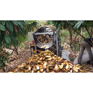 Máquina descascaradora de vainas frescas de cacao, máquina separadora de vainas de cacao verde, máquina recolectora de granos de cacao - Product Image 3