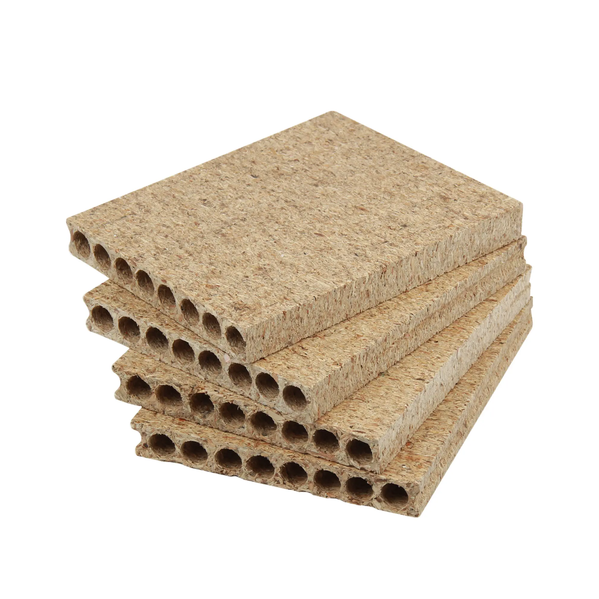 Uso del blocco di trucioli di legno per il pannello truciolare cavo del piede del pallet in legno compresso, molte dimensioni prodotte in Vietnam