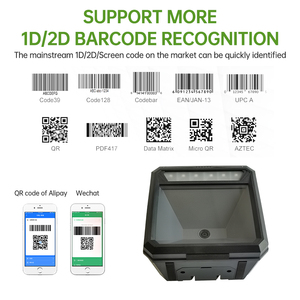 Caja de escáner de código Qr Código Qr Pago móvil Sistema Pos Escáner de código de barras de escritorio - Product Image 3