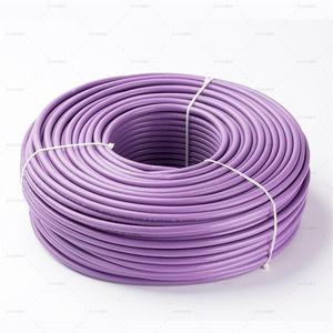 4 çekirdekli 20AWG kontrol tel korumalı bükümlü çift bakır elektronik güç kabloları, RS485 RS485 Siemens otobüs DP Profibus kablosu - Product Image 4
