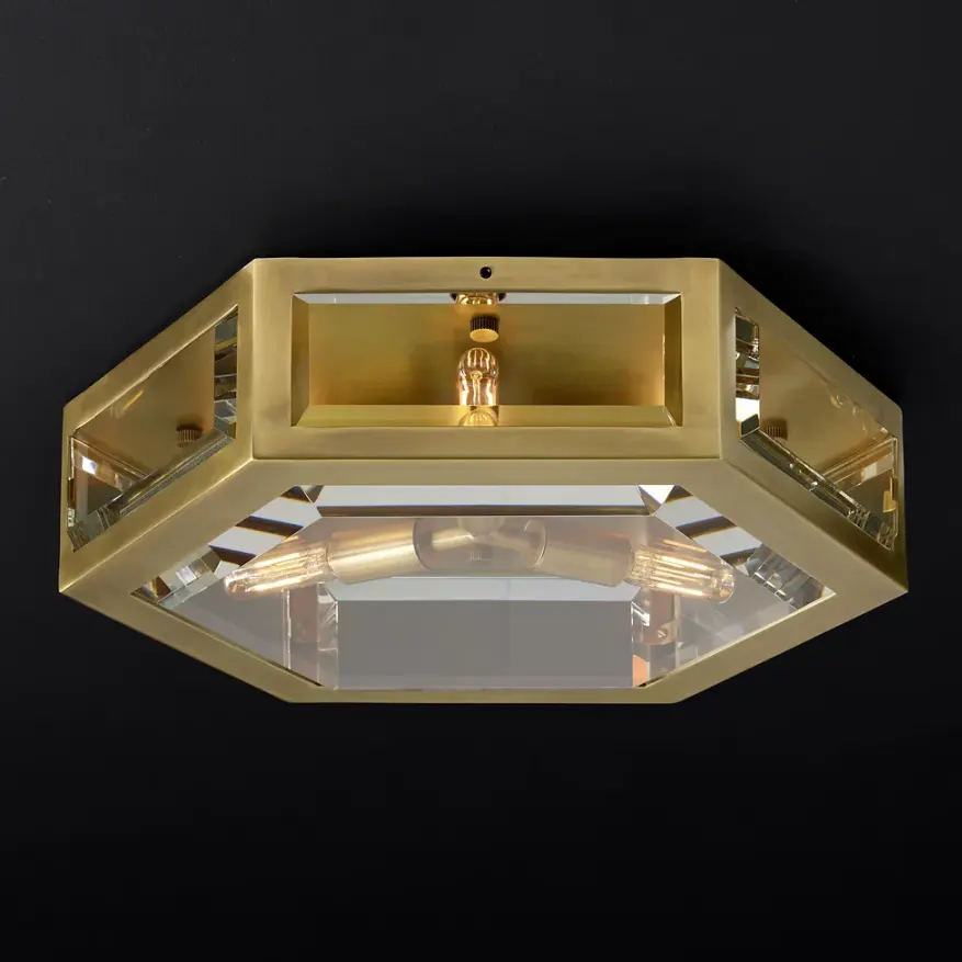Lampada da soffitto con lampadario a soffitto regolabile in ottone di lusso personalizzato
