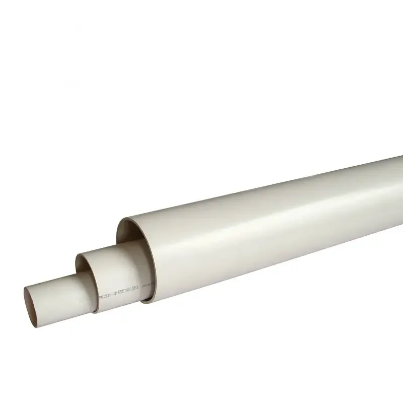 Tubos de PVC UPVC estándar ISO Tubo de agua ligero de alta presión de 110mm