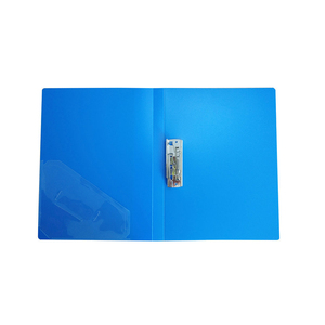 简单A4 Fc纯色塑料办公室印刷电路板执行大小戒指文件夹带环 - Product Image 3