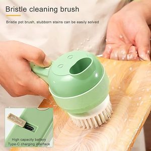 <strong>Multi</strong> Functional Electric Vegetable <strong>Cutter</strong> Set <strong>4</strong> in <strong>1</strong> Wireless Handheld Electric Vegetable Chopper