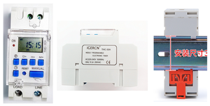 Din Rail Montage THC-15A Solar Street Lamp Controller 220-240VAC Wöchentlich programmier barer Timer 16A max. Photovoltaik-PA-System - Product Image 3