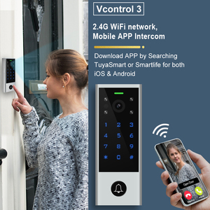 Intercomunicador IP con pantalla táctil para teléfono, sistema de videoportero con cable para puerta de apartamento, para exteriores - Product Image 2