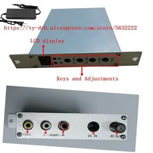 Modulador RF NTSC Modulador variable de frecuencia adyacente Modulador AV a PAL