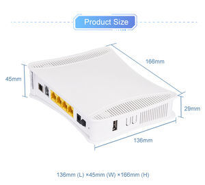 BCM6838 Ftth ONT 1Ge 3Fe 1Voip WifiルーターGpon Epon 12V電源PONネットワーク用 - Product Image 2