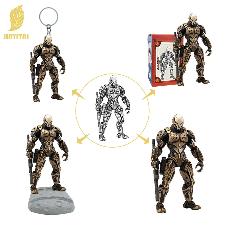 OEM Plastic Action Figure Toy Modelo Personalizado Corpo Masculino 1/6 Escala Figuras de Ação, Super Articulado PVC Action Figure Maker