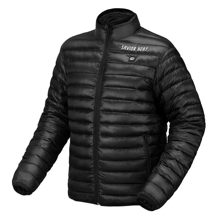 Giacca riscaldata invernale da uomo con batteria ricaricabile elettrica Usb posteriore da sci Outwear