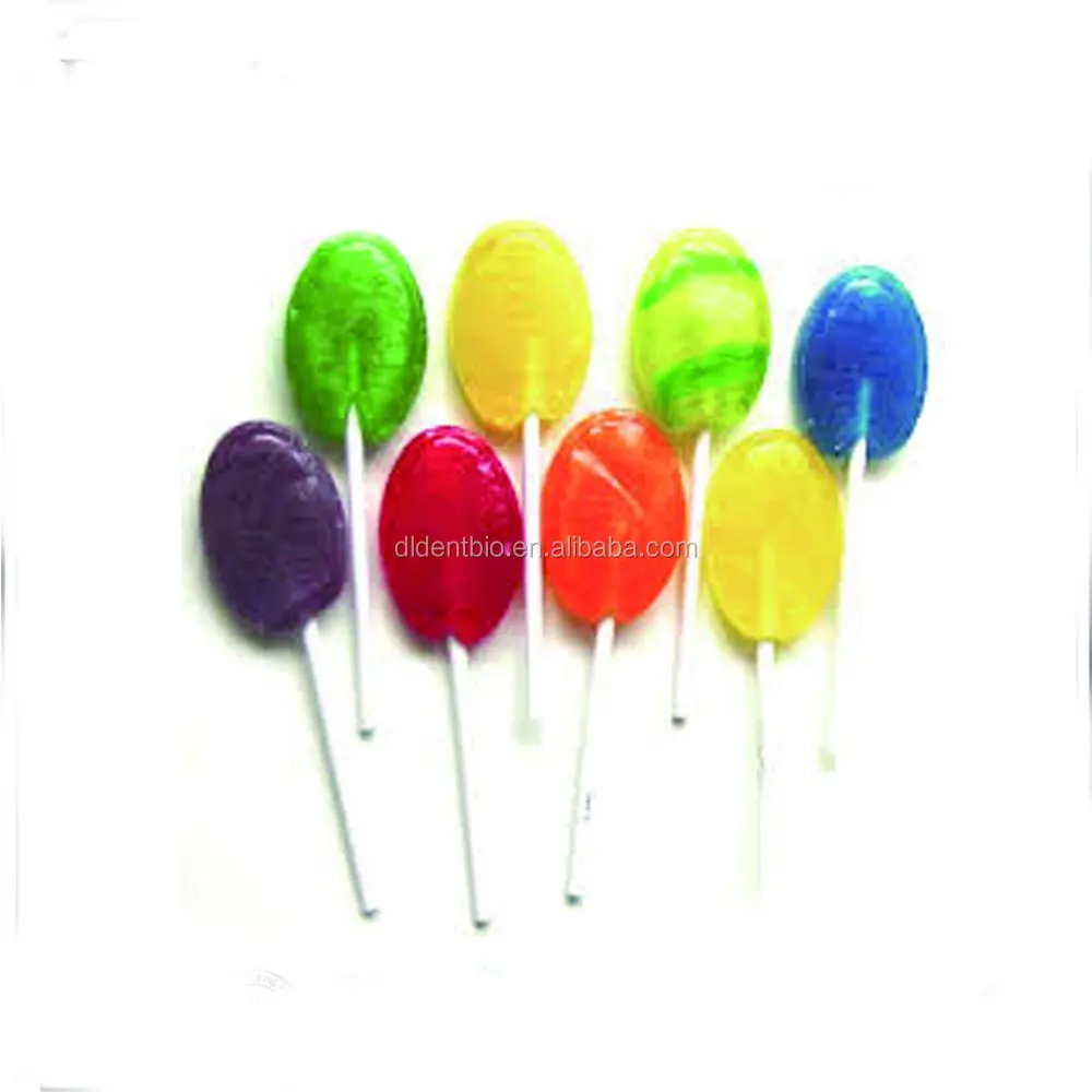 Custom Fruit Flavours Lollipop Candy Lollipop Fabrikant