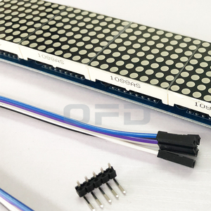 MAX7219 modulo a matrice di punti 32x8 4 in 1 moduli Display a LED con fili a 5 Pin per Raspberry Pi - Product Image 4