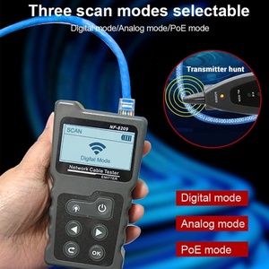 Probador de continuidad de Cable de red conmutable, tres modos de escaneo, medición de longitud de Cable PoE - Product Image 2