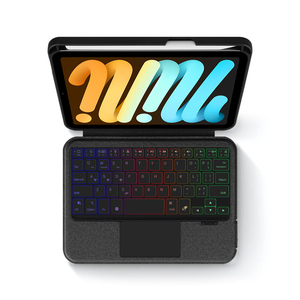 Apple ipad mini 7タブレットケース用8.3インチオールインワンポータブルバックライトキーボード (マウス付き) - Product Image 2