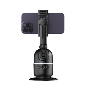 カラフルなライトリングを備えた360度インテリジェント顔認識追跡ジンバル自撮り棒 - Product Image 1
