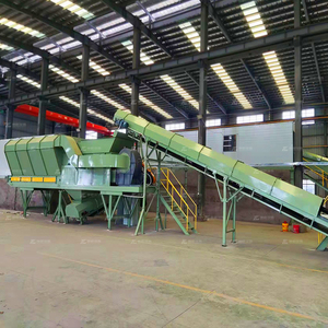 Trituradora máquina para coco casca lixo processamento máquina trommel screen Air Cyclone Steel Separator