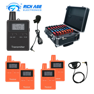 Auriculares inalámbricos con certificación CE, sistema de audio y guía, transmisor y receptor, sistema de comunicación para viajes Hajj - Product Image 5