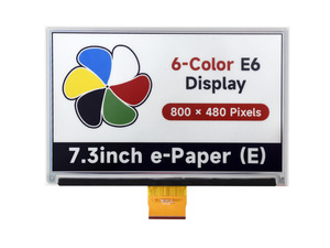7.3 pollici e-Paper (E) 6 colori Display E-Paper Display E-Ink a bassa potenza 800x480 per Raspberry Pi Jetson Nano Arduino STM32 - Product Image 6