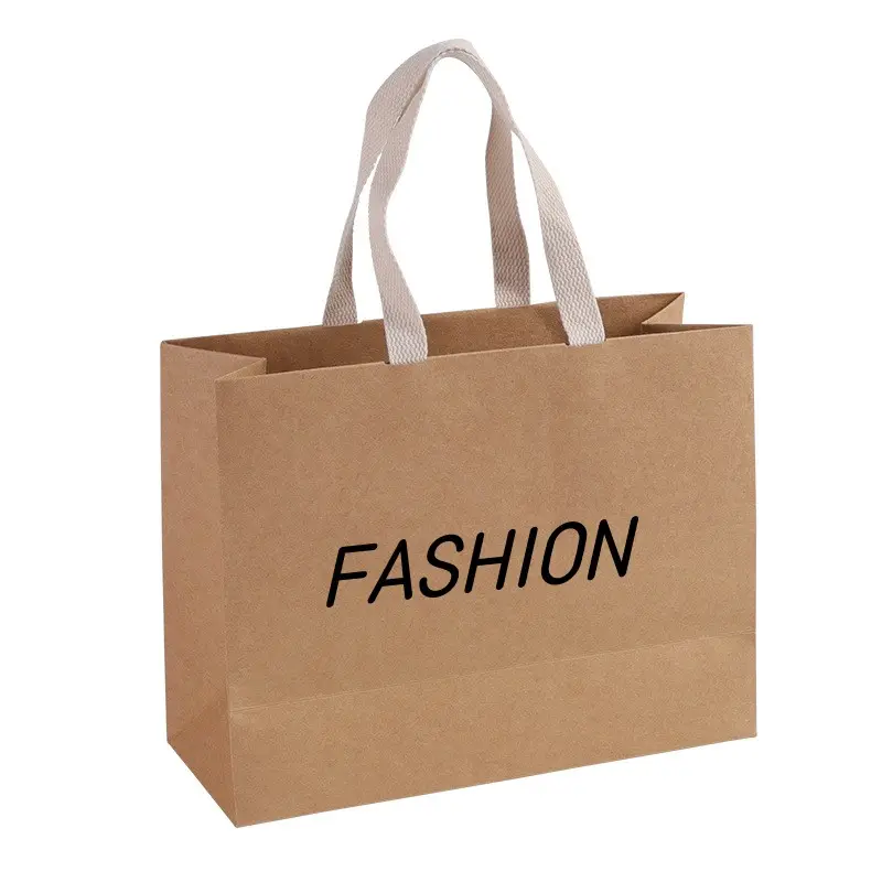 Sac à fleurs personnalisé de haute qualité recyclé mode sacs cadeaux de remerciement vêtements en papier