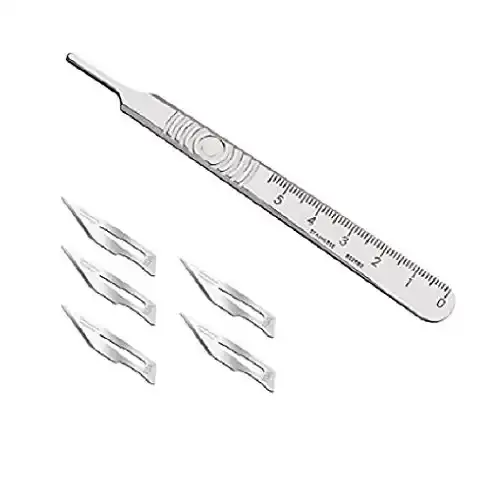 Hospital usado lâmina tipo lâminas cirúrgicas bisturis destacáveis facas & bisturi alças número 3 alça