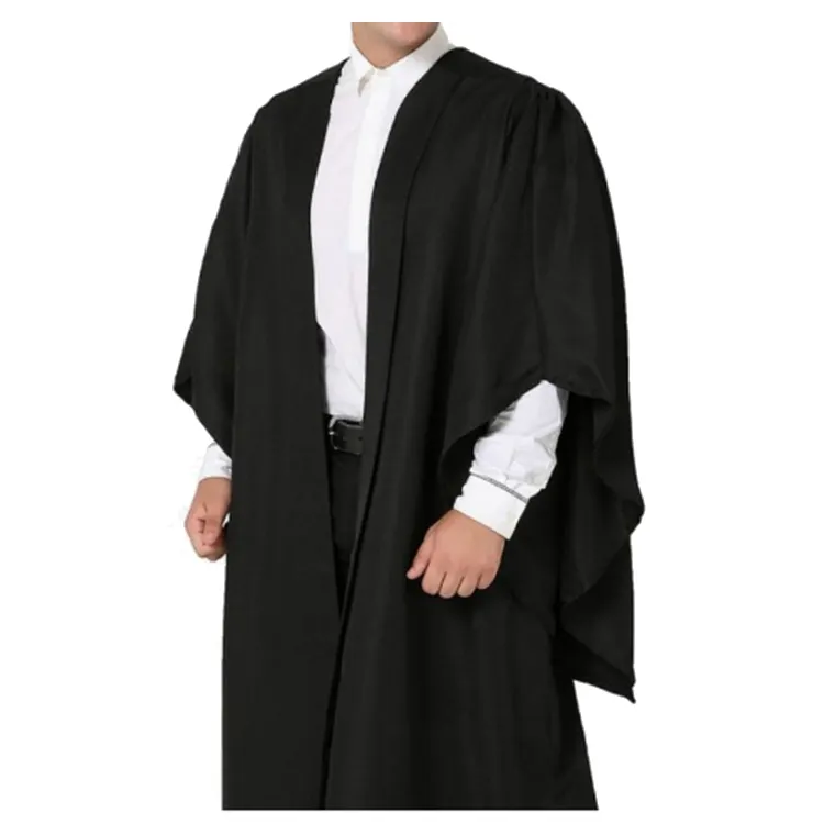 Personnalisé Mat Deluxe UK Bachelor Graduation Gown avec manches en forme d'aile de chauve-souris