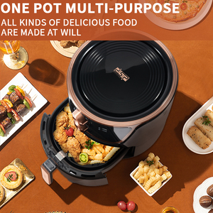 DSP Automatic 5.5L 1800W Nonstick Healthy Oil Free Cooking Air Fryer with <strong>Timer</strong> <strong>and</strong> <strong>Temperature</strong> <strong>Control</strong> - Product Image 4