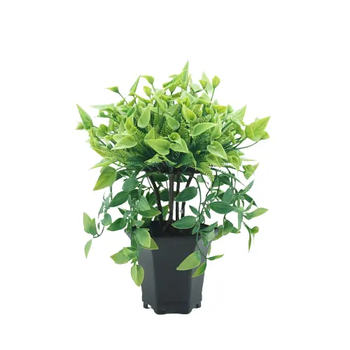 Guangdong 26cm Plastic Artificial Calla Lily Weeping Willow Bonsai Plants Tree for Office Decor