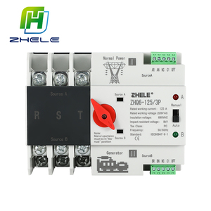 Yeni ZHQ6-2P/3P/4P 100A 220V Mini ATS otomatik Transfer anahtarı elektrik seçici anahtarı çift güç anahtarı - Product Image 2
