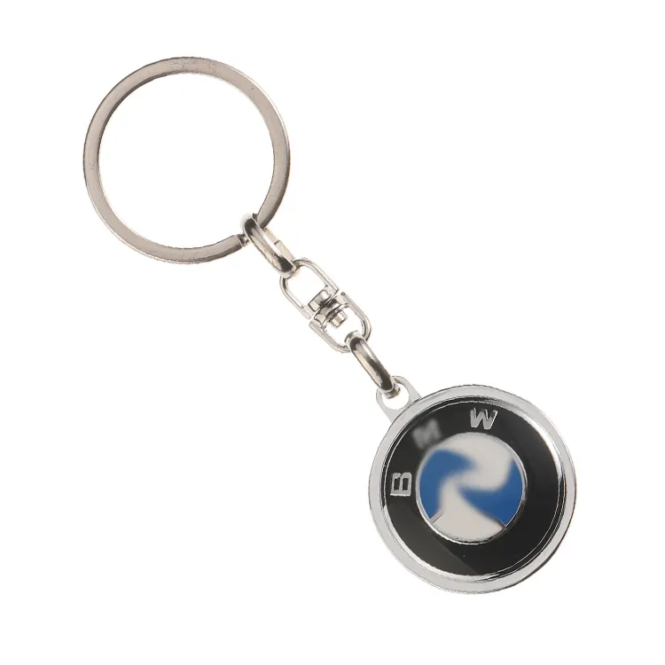 Porte-clés de marque de voiture de mode personnalisé porte-clés 3d en alliage de métal porte-clés emblème de voiture