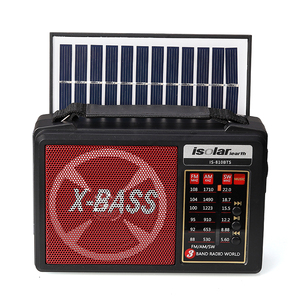 Solar Powered Dynamo <strong>Wind</strong> <strong>up</strong> Rechargeable AM FM Radio Music with <strong>LED</strong> Torch Multifunction Solar Radio - Product Image 4