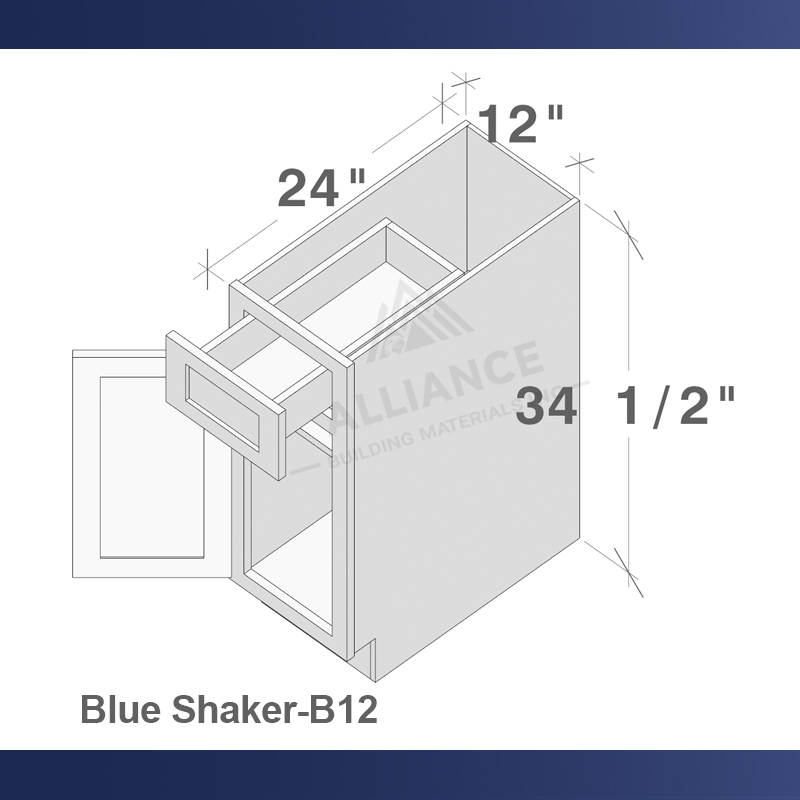H Bleu Shaker-B12