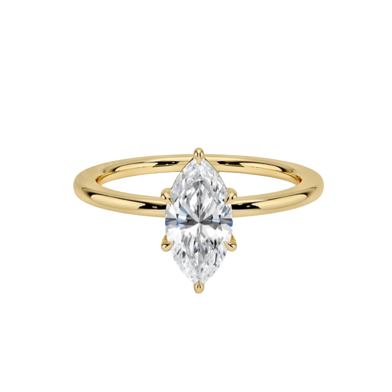 Anello con Moissanite da 1 Carato 6