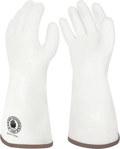Silicone Oven Mitts Liquid Silicone Oven Gloves Heat Resistant Gloves with <strong>Fingers</strong> for Barbecue <strong>Baking</strong> Cooking - Product Image 1